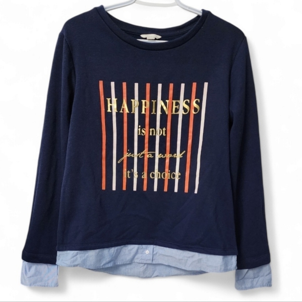 Springfield fleece dressy sweatshirt sweater